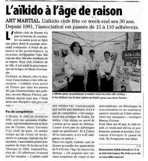 Article Paris-Normandie 22-10-2011