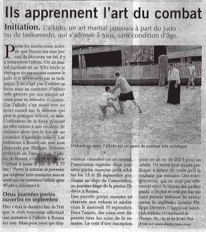 ARTICLE DU 14 08 2014 - ROUEN PLAGE