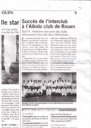 Article Paris-Normandie déc 2014