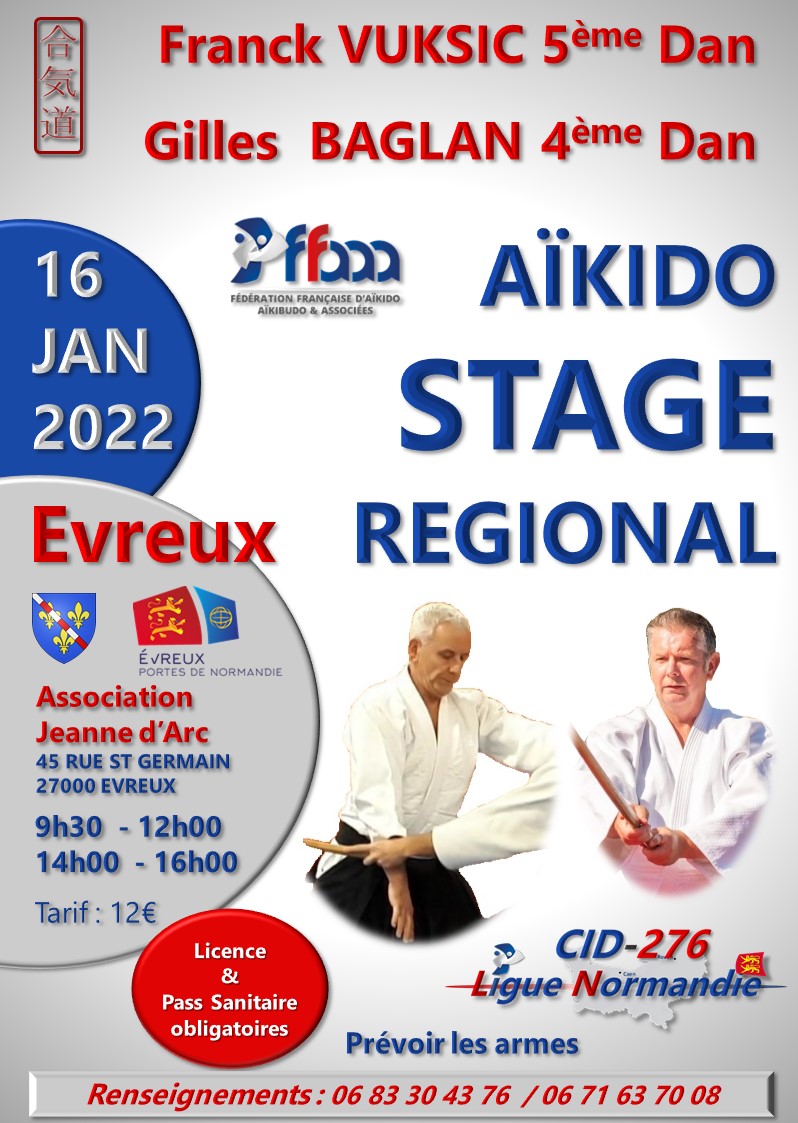 Stage régional 16 Janvier 2022