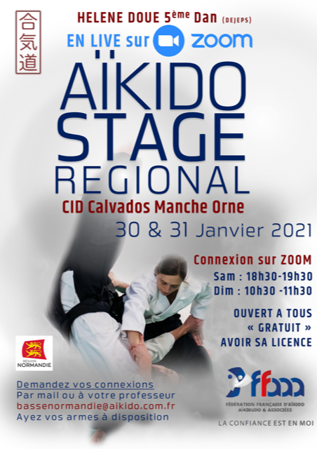 Stage régional du 30 et 31 janvier 2021