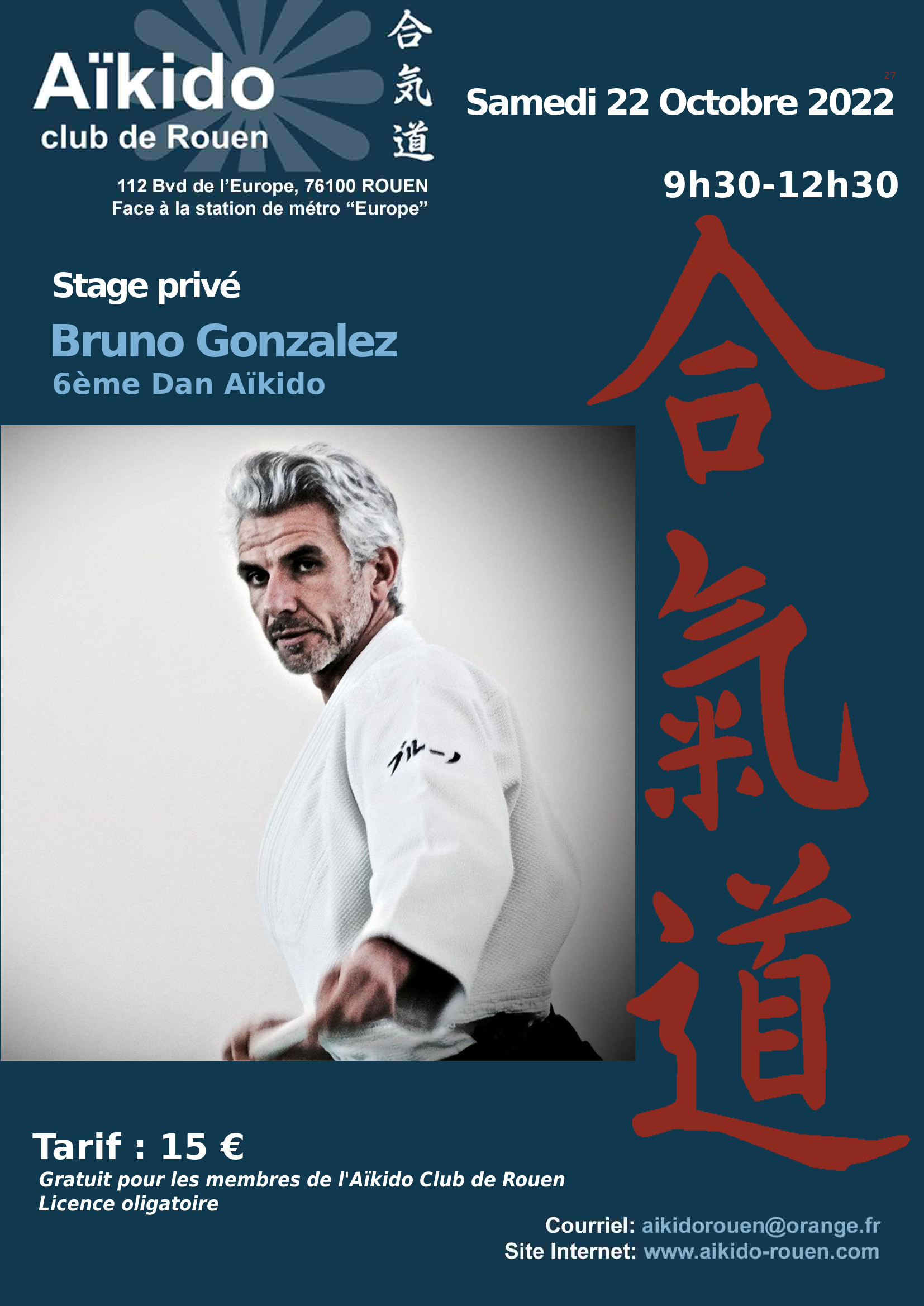 Stage privé animé par B. Gonzalez le 22 octobre 2022