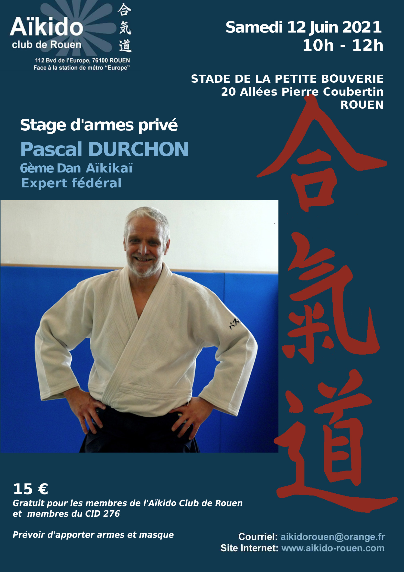 Stage animé par Pascal Durchon juin 2021