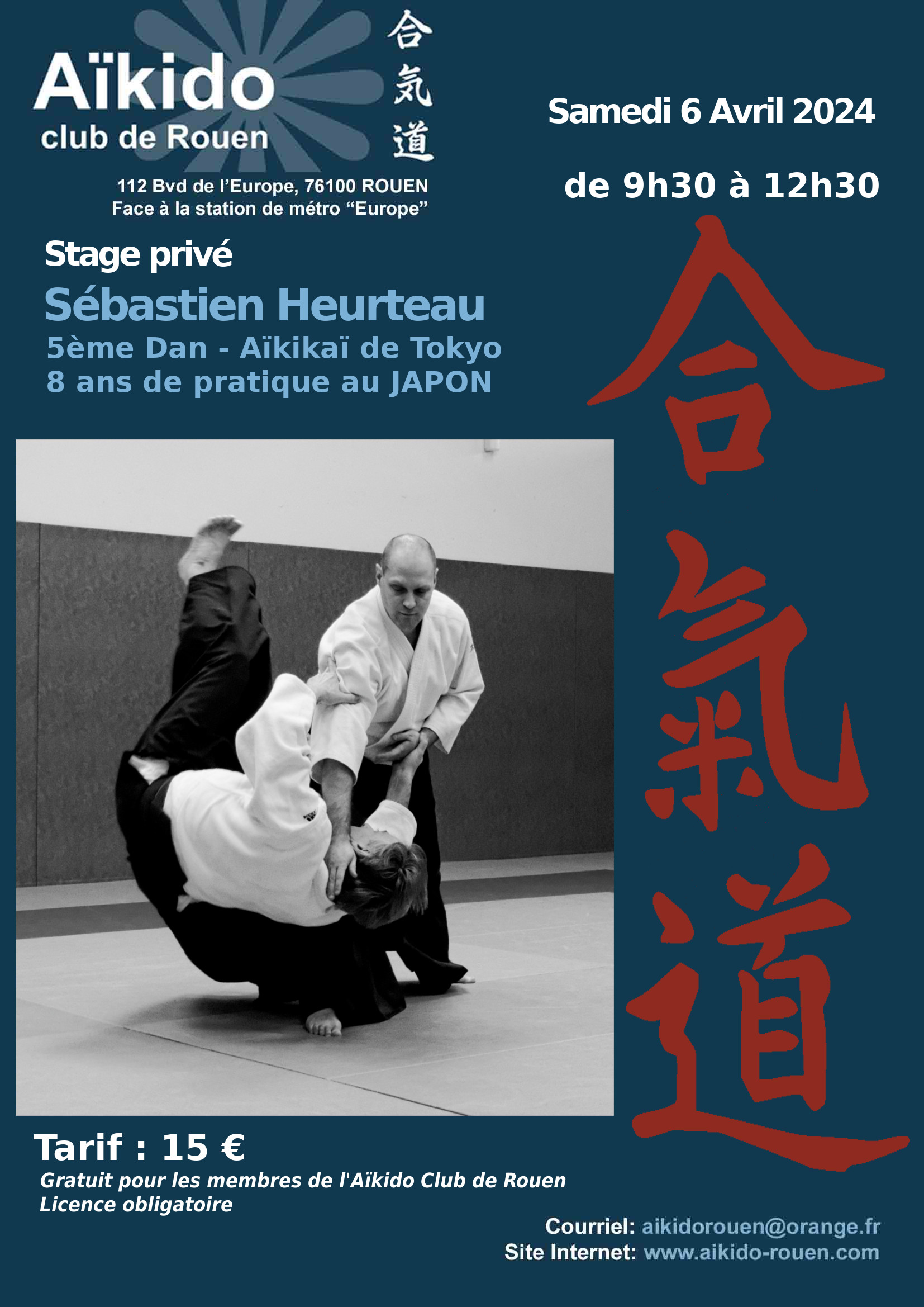 Stage animé par Sébastien Heurteau le 06/04/2024