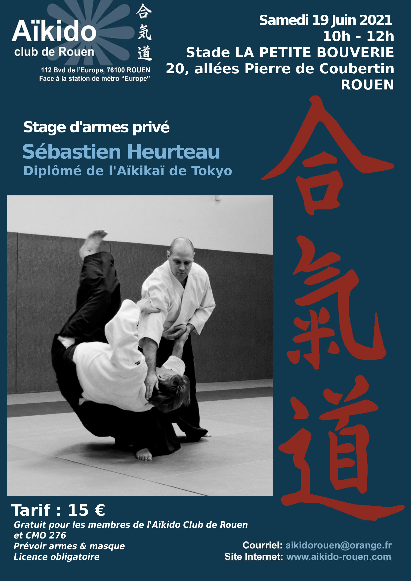 Stage animé par S. Heurteau le 19 Juin 21