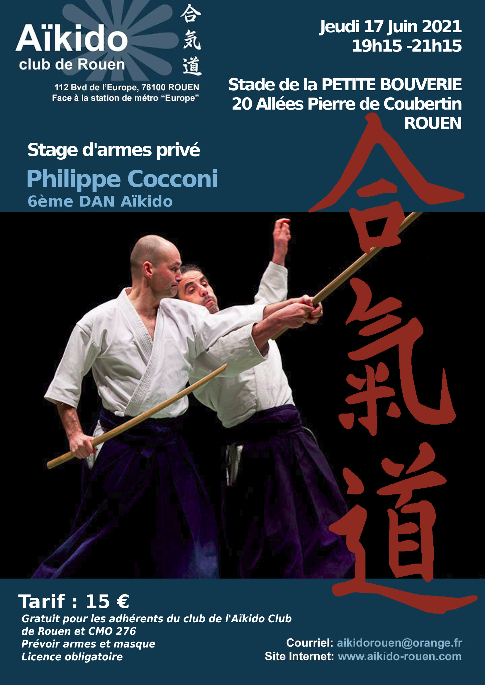 Stage animé par Ph. Cocconi le 17 Juin 21