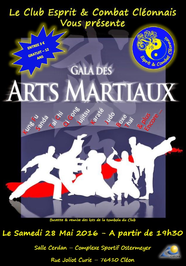 Gala Arts Martiaux 28 mai