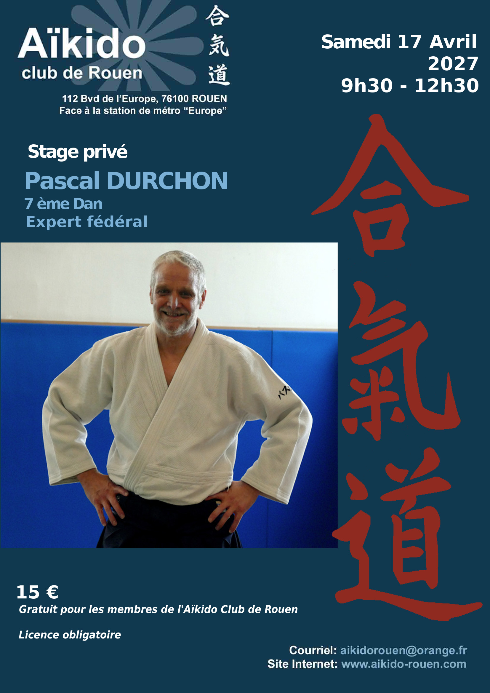 Stage à venir