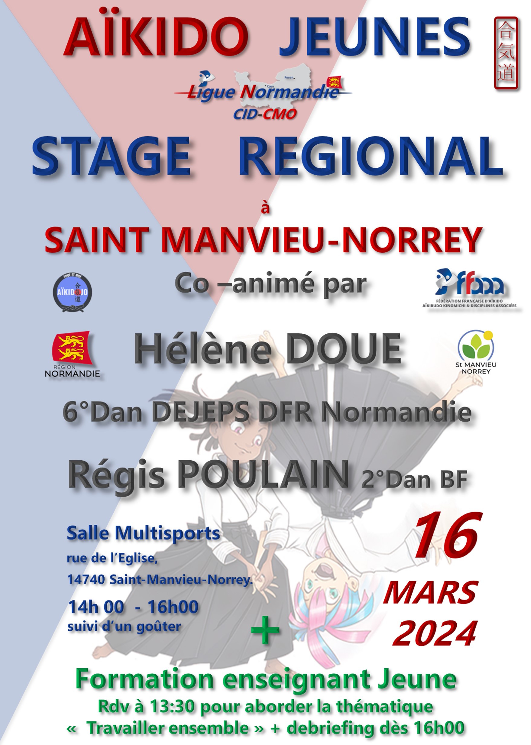 Stage Régional Jeunes le 16/03/2024